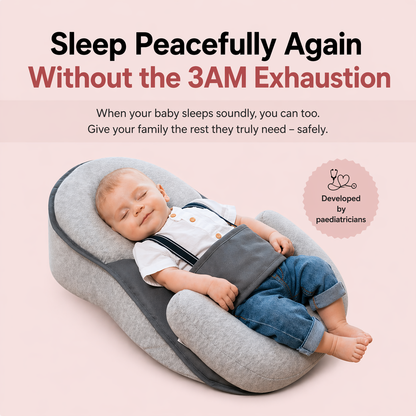 Snoozli™ RestNest – 15° Support for Reflux, Colic & Better Sleep
