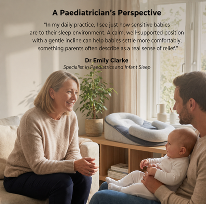 Snoozli™ RestNest – 15° Support for Reflux, Colic & Better Sleep