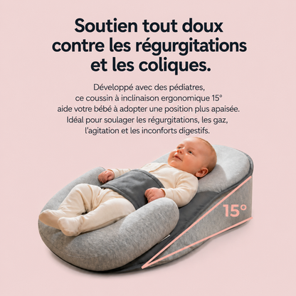 Snoozli™ – Le cocon anti-reflux & coliques pour des nuits paisibles