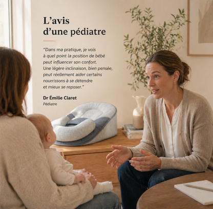 Snoozli™ – Le cocon anti-reflux & coliques pour des nuits paisibles